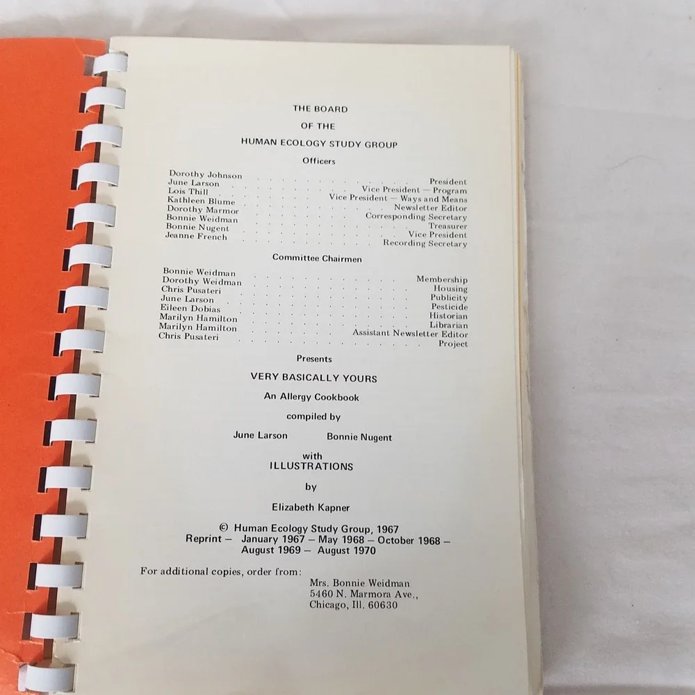 Human Ecology Study Group vintage 1970
